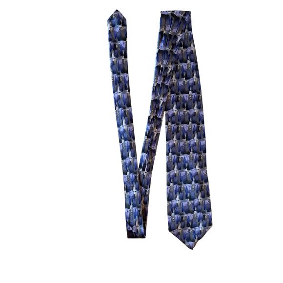 J. Garcia The Kabbalist Lmtd Edition Collect 43 ‘06 Silk Purple Necktie Purple - Picture 1 of 3